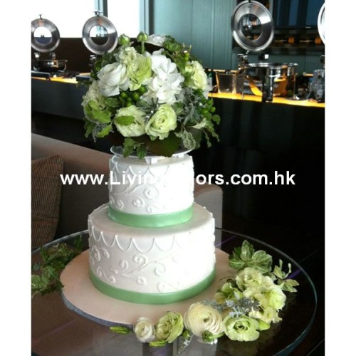 wedding cake flowers 